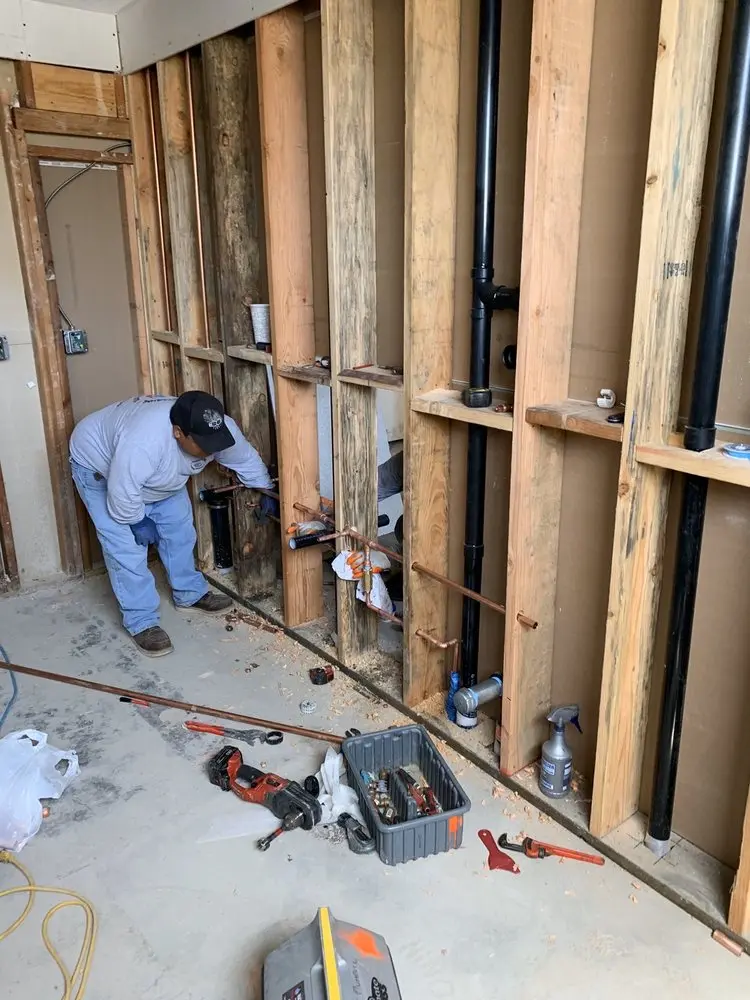 Commercial rough-in plumbing for Gas Line Repair in Mount Airy Village West